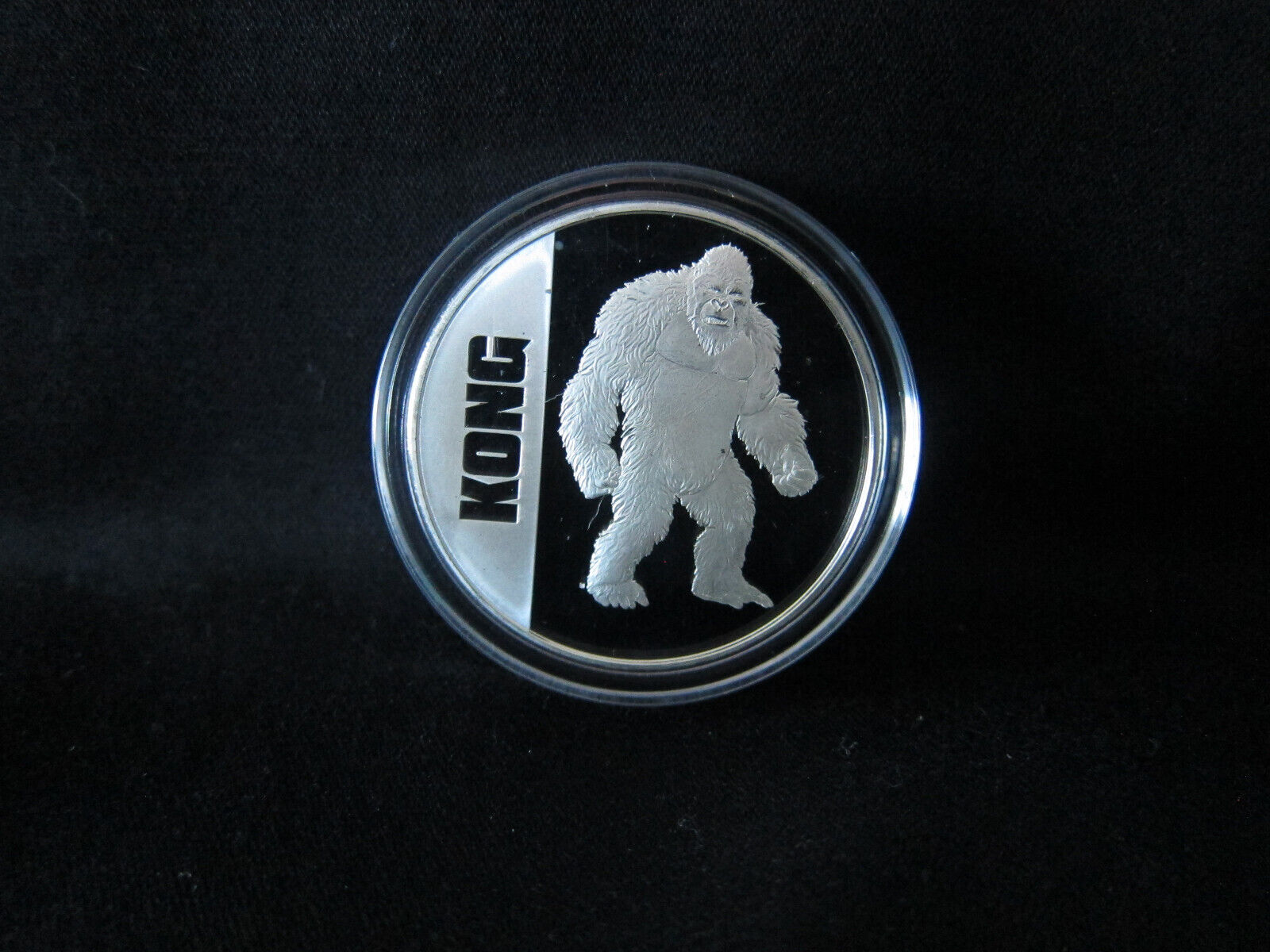 2021 Niue $2 Godzilla Vs. Kong - Kong 1 oz. .999 Silver Round Capsuled BU Coin