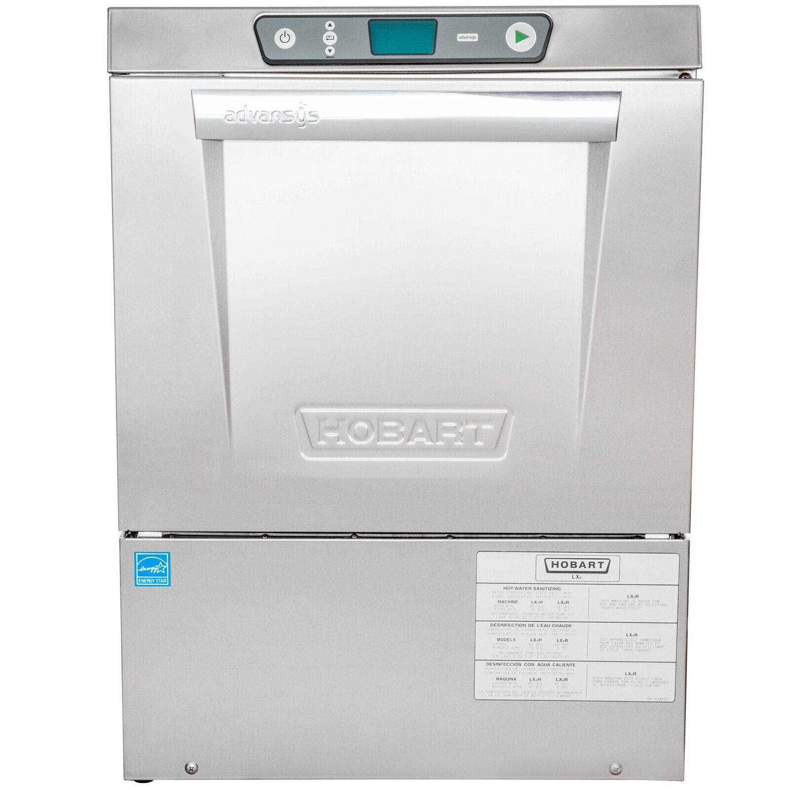 Hobart Undercounter Dishwasher with Energy Recovery Hot Water Sanitizing