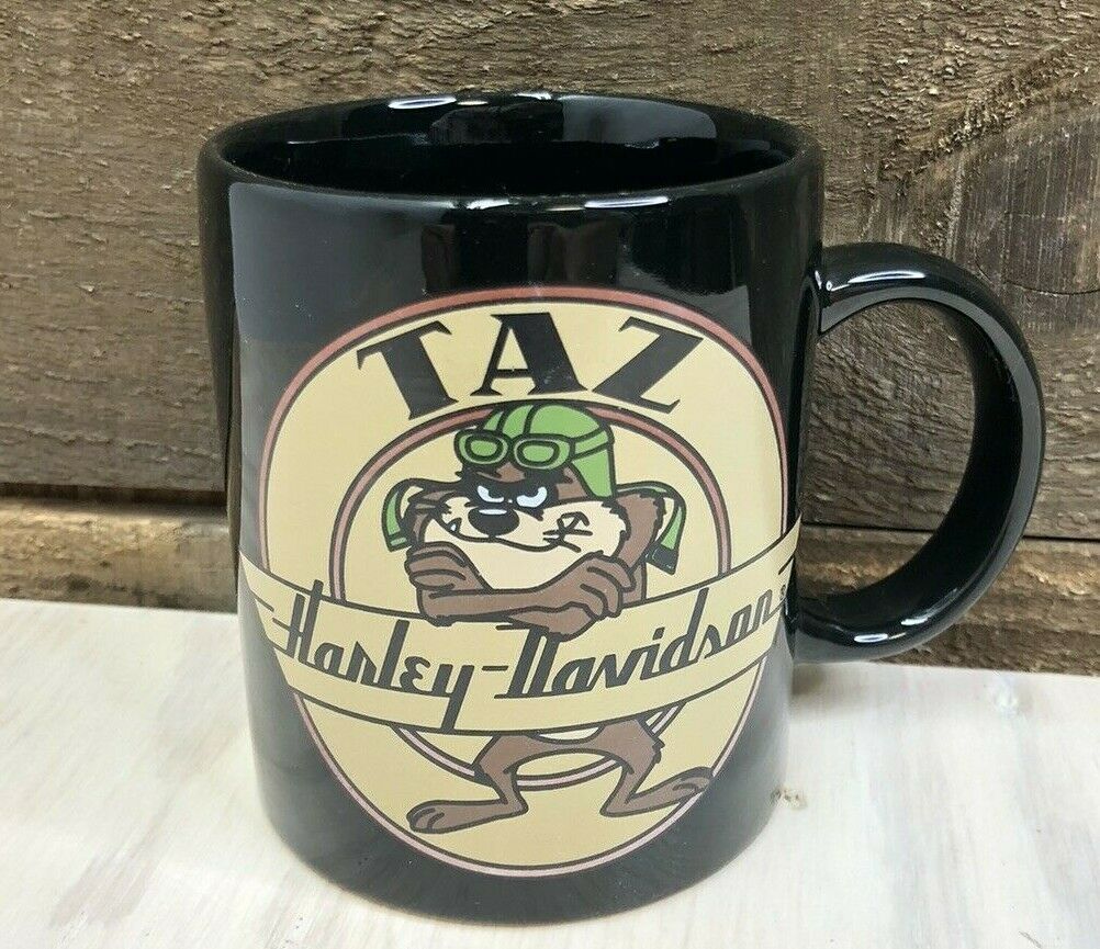 Harley Davidson  TAZ  Tasmanian Devil Coffee Mug Cup  An American Legend  1991