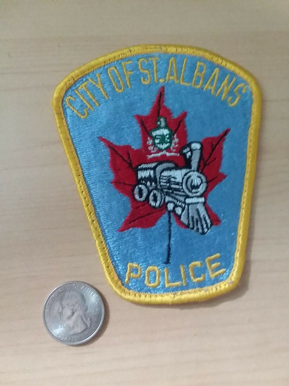 Police Patch St. Albans Vermont