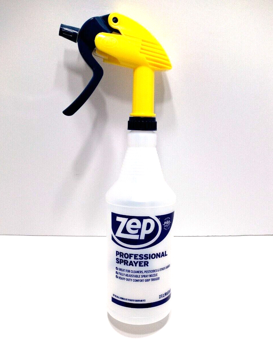 Zep Professional Sprayer 32 Oz Bottle - All Purpose Cleaning Treating Mist New!