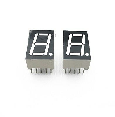 10PCS 0.56 inch 1 digit Red Led display 7 segment Common Anode NEW
