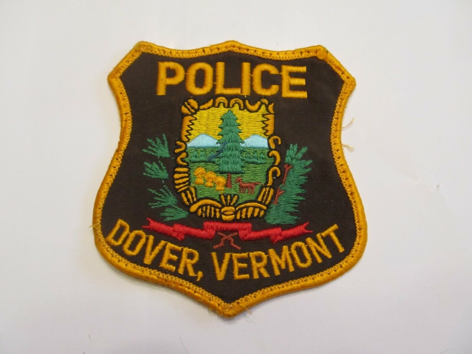 Vermont Dover Police Patch
