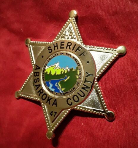 Replica Walt Longmire Absaroka County Sheriff Badge Wyoming Prop