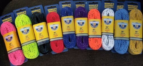 HOWIES WAXED HOCKEY LACES - BRAND NEW - MANY SIZES AND COLORS TO CHOOSE FROM!
