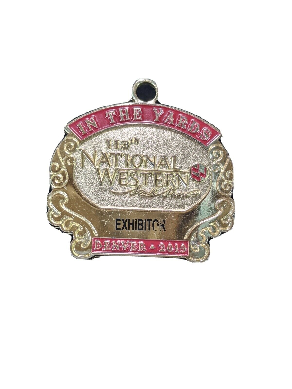 National Western Stock Show Exhibition Pin Gold Tone