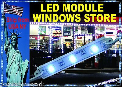 20PCS LED LIGHT 5050 STRING MODULE WHITE CAR BOAT STORE FRONT BORDER WINDOWS