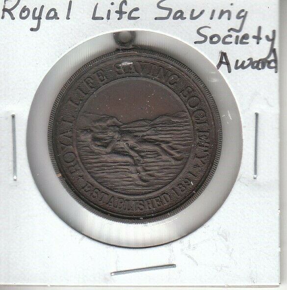 Royal Life Saving Society Award - 1928 - Engraved